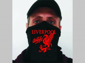 Antifa Liverpool univerzálna elastická multifunkčná šatka vhodná na prekrytie úst a nosa aj na turistiku pre chladenie krku v horúcom počasí